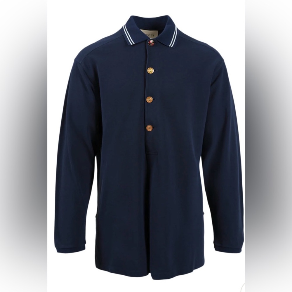 Size Medium long sleeved Gucci polo